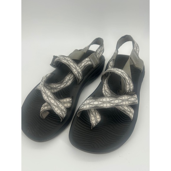 Chaco Shoes - Chaco Women's Size 8 Gray Strappy Outdoor Hiking Sport Sandals